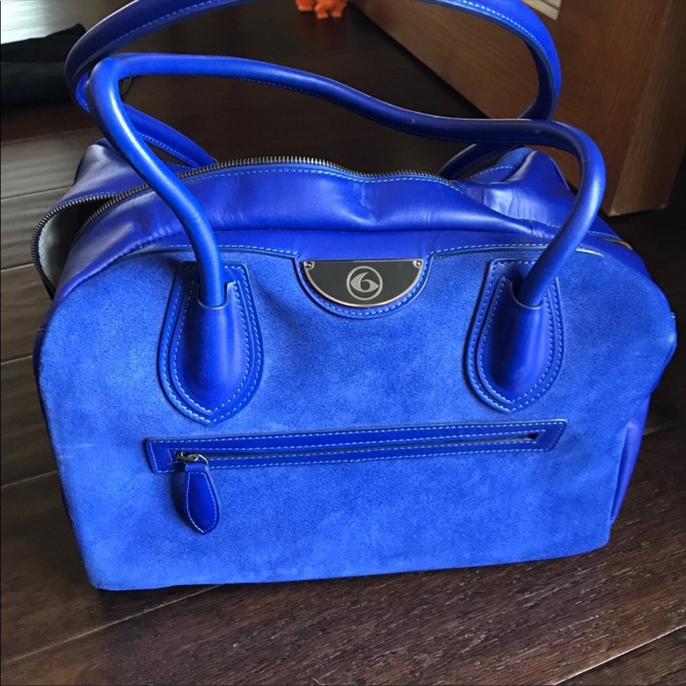 Leather six pack fitness meal bag/purse